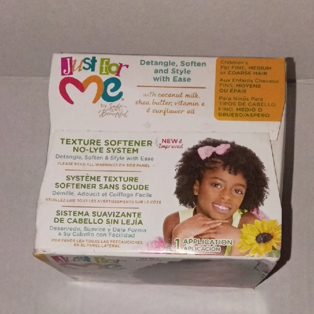 Texture Softener No-Lye System for Kids - Pink